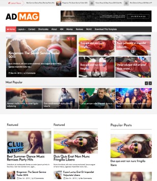Ad Mag Blogger Templates