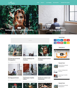 Aeon Blogger Template • Blogspot Templates 2024