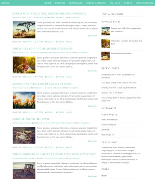 Alexis Blogger Templates