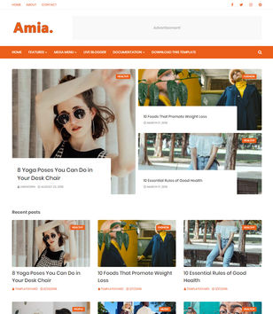 Amia Blogger Templates