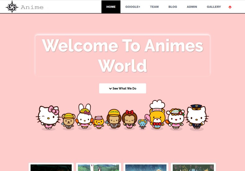 Anime Responsive Blogger Template