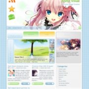 Anime Visual Blogger Templates