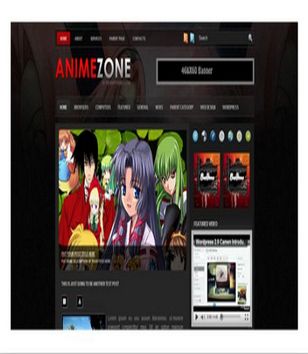 Anime Zone Blogger Templates