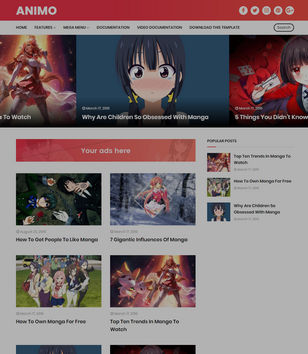 Download Animotra  Online Anime And Manga Website Template 10  Huge  DiscountAnimotra  Online Anime And Manga Website Template