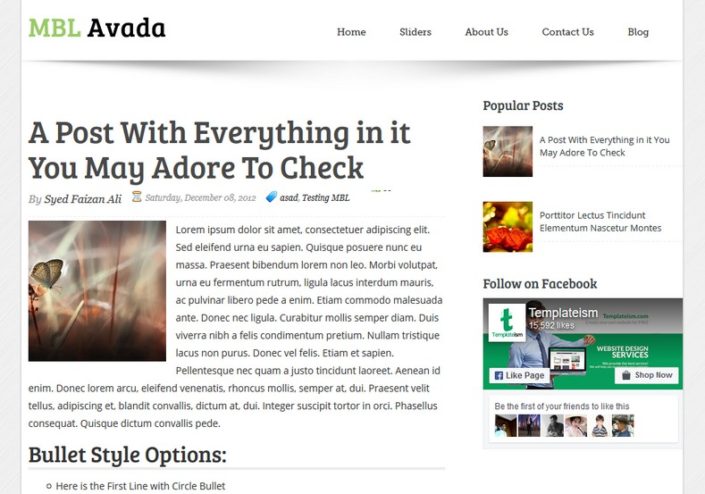 Avada Blogger Template 2013 Free Download