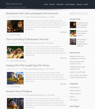 Base Business Blogger Templates