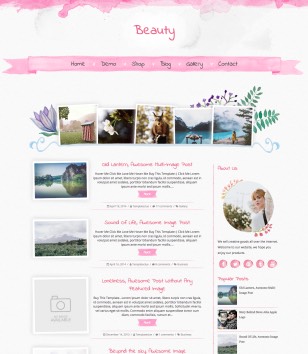 Beauty Blogger Templates