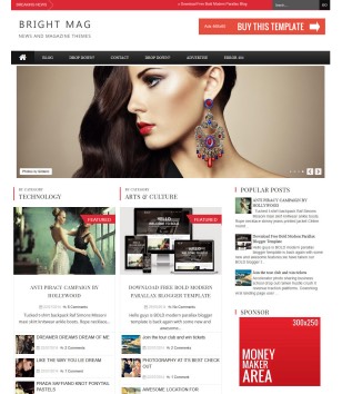 Inspire Responsive Blogger Template 2014 Free Blogger Templates