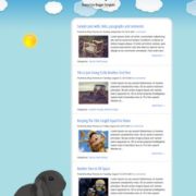 Bunny Animetted Blogger Templates