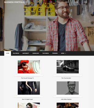 Business Portfolio Blogger Templates
