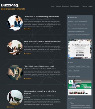 BuzzMag Blogger Templates