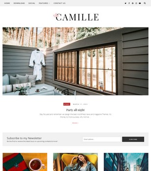 Camille Blogger Templates