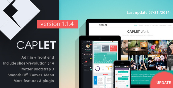 Caplet Admin Responsive HTML Theme