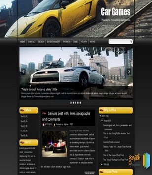 Car Games Blogger Templates