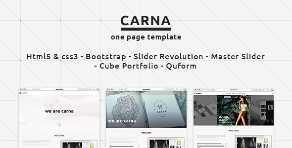 Carna | Responsive Multi-Purpose Template