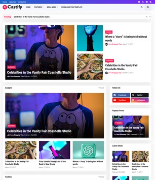 Castify Blogger Templates