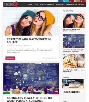 Celebro Blogger Templates