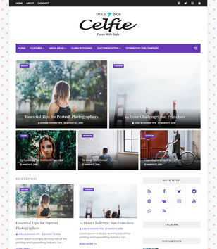 Celfie Blogger Templates