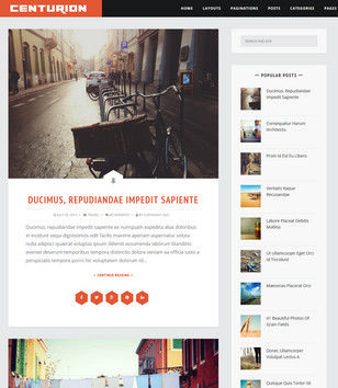 Centurion Responsive Blogger Templates