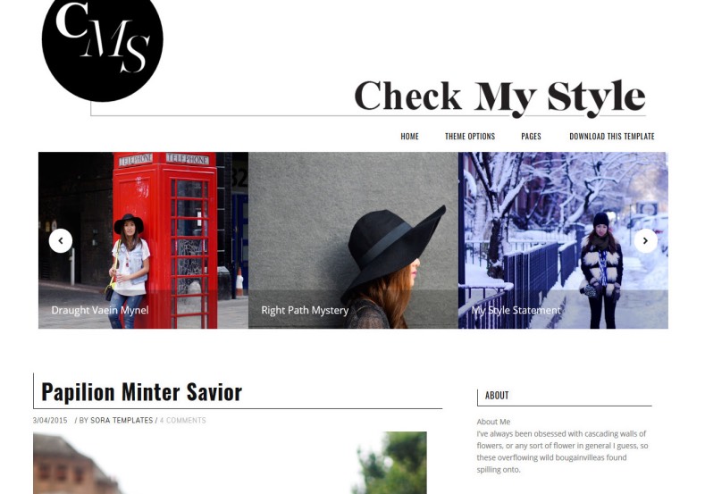 Check My Style Blogger Template. Check My Style Blogger Template 2015 free download