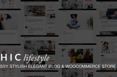 Chic Responsive Blog & WooCommerce WordPress Them