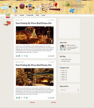 Christmas v2.2 Blogger Templates