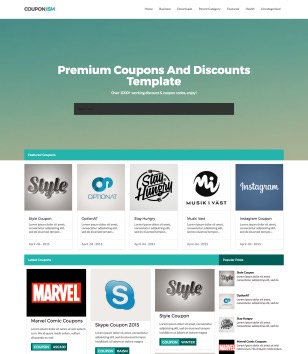 Couponism Blogger Templates