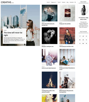 Creative Blog Blogger Templates
