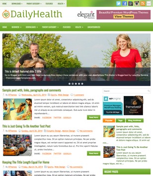 DailyHealth Blogger Templates