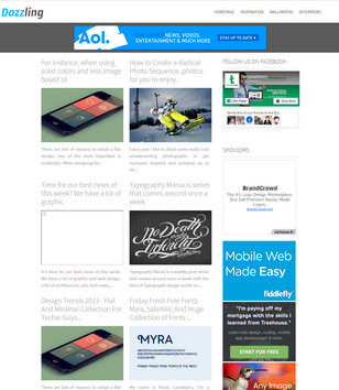 Dazzling Blogger Templates