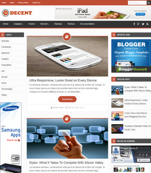 Decent Blogger Templates