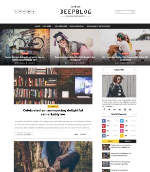 Deep Blog Blogger Templates