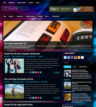 Design Press Blogger Templates