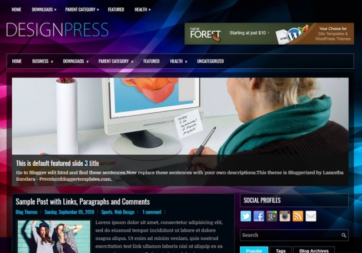 Design Press Design Press Blogger Template • Blogspot Templates 2025