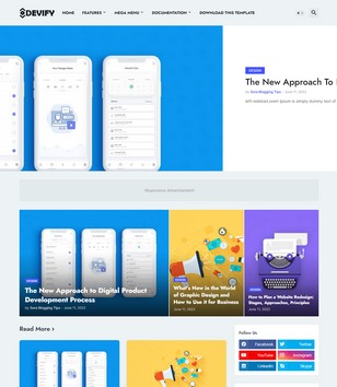 Devify Blogger Templates