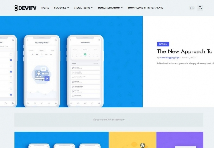 Devify Blogger Template • Blogspot Templates 2025