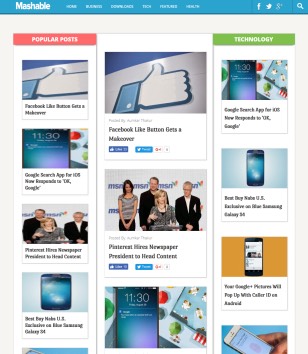 Dynamo Multimedia Blogger Templates