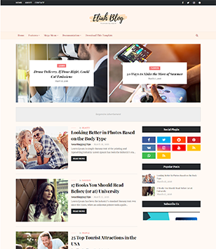 Eliah Blogger Templates