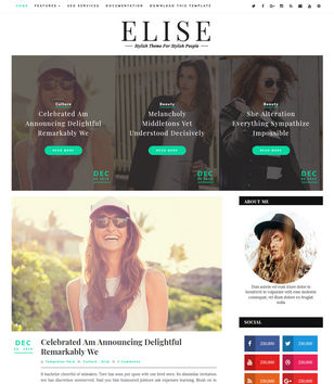 Elise Blogger Templates