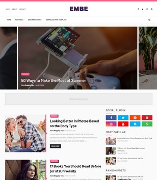 Embe Blogger Templates