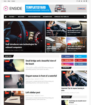 Enside Blogger Templates