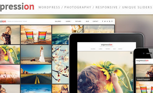 Expression Photography Responsive WordPress Theme