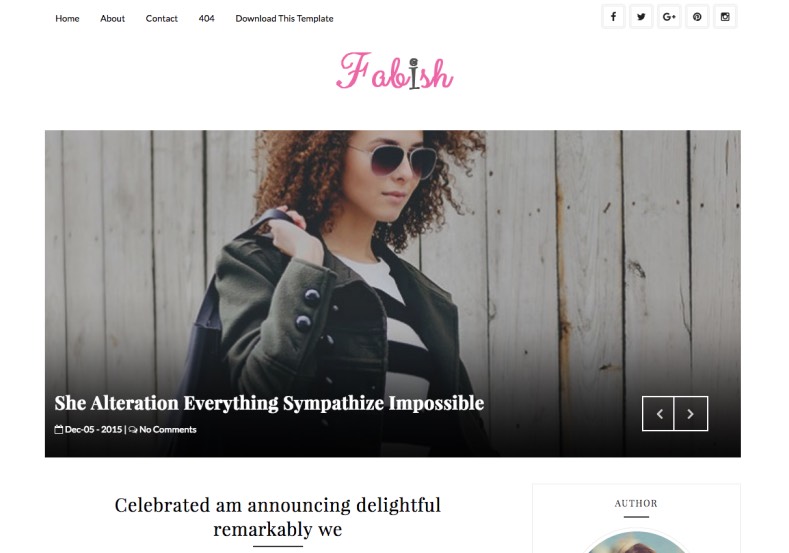 Fabish Slider Blogger Template. Free Blogger Templates 2016 with amazing slider option. You can show your featured post on this slider. Fabish Slider Blogger Template. Get free blogger templates 2016.