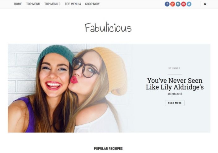 Fabulicious Blogger Template • Blogspot Templates 2025