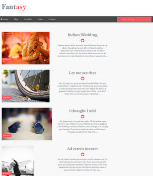Fantasy Responsive Blogger Templates