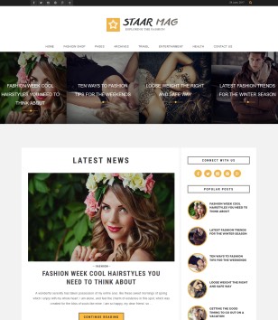 Fashion Staar Blogger Templates