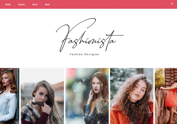 Fashionista Blogger Template • Blogspot Templates 2024