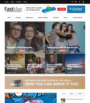 Fast Mag Blogger Template