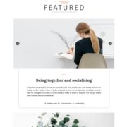 Featured Blogger Template