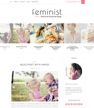 Feminist Blogger Templates